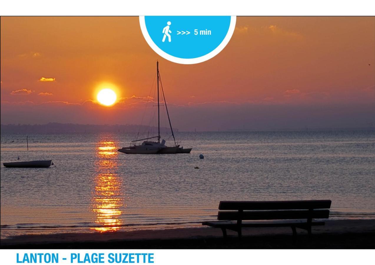 Lanton Plage - Appartement 6 Pers. Terrasse Bagian luar foto