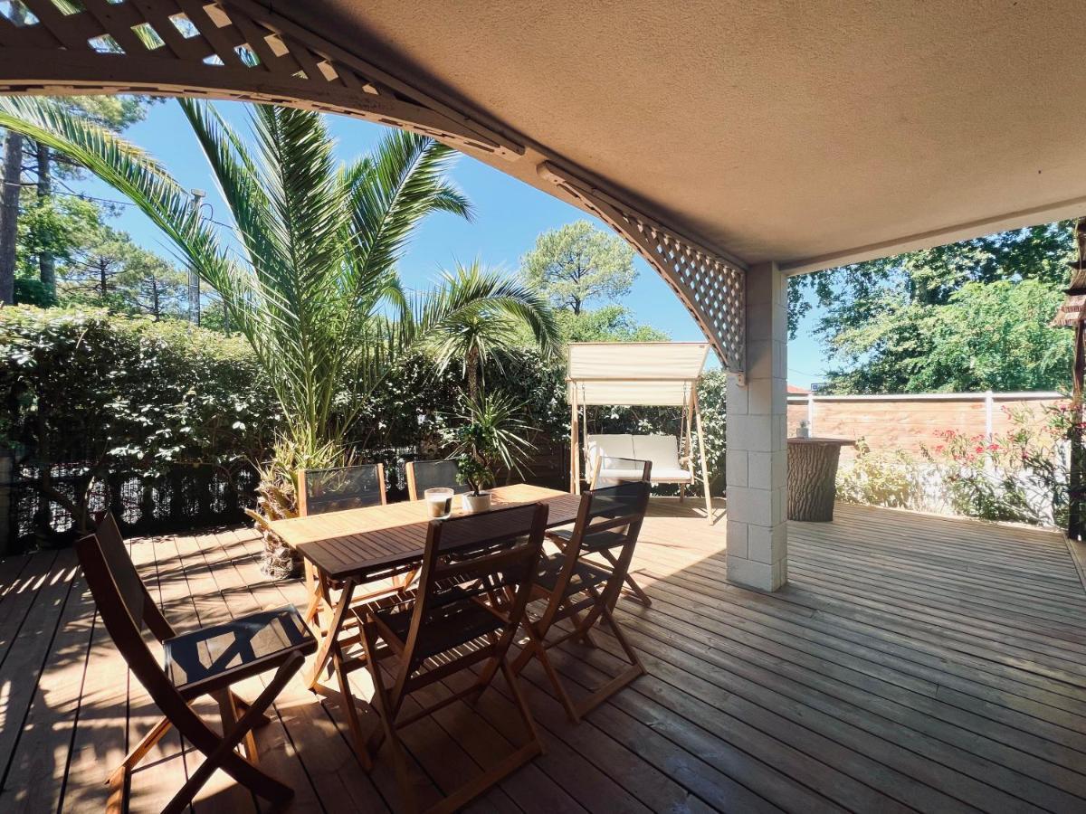 Lanton Plage - Appartement 6 Pers. Terrasse Bagian luar foto