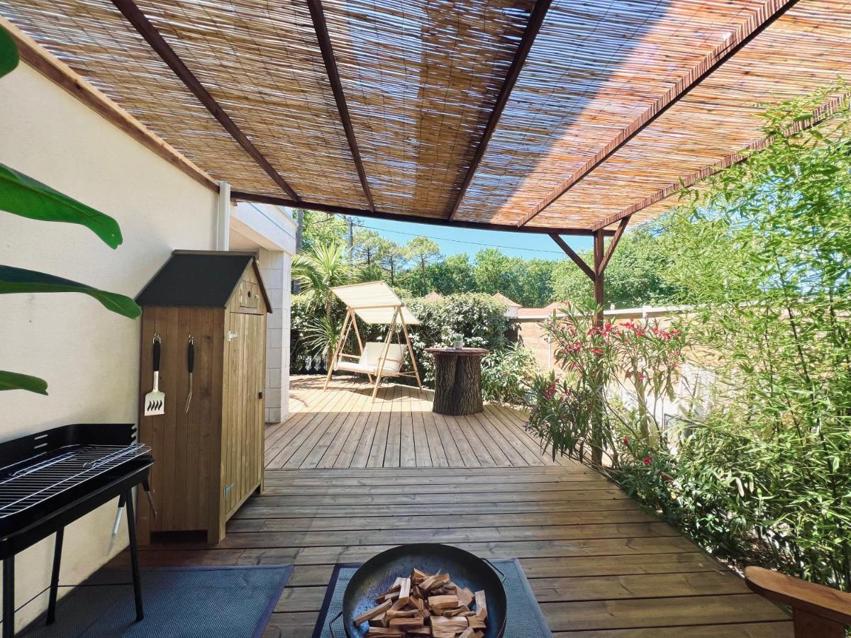 Lanton Plage - Appartement 6 Pers. Terrasse Bagian luar foto