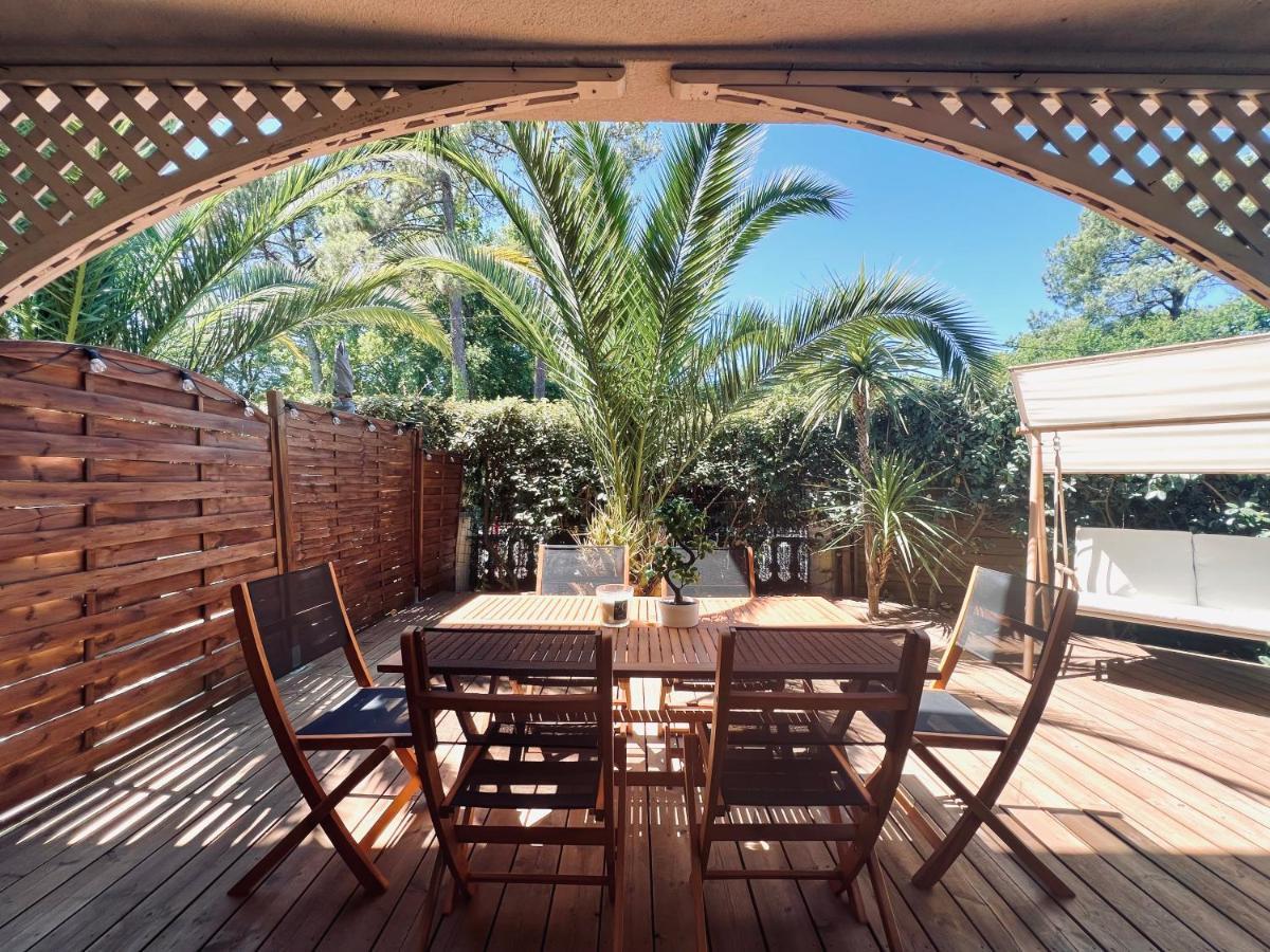 Lanton Plage - Appartement 6 Pers. Terrasse Bagian luar foto
